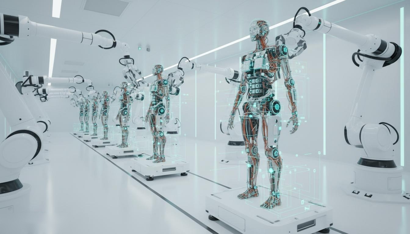 Humanoid robotics assembly